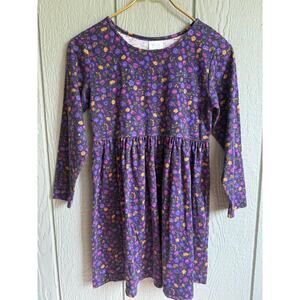 Girls Vintage 90s Floral Dress, Size 12